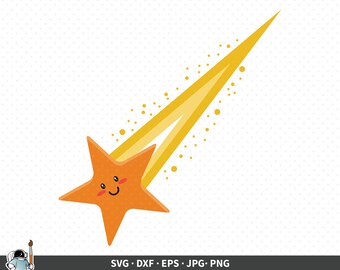 Wishing Star Clipart Etsy