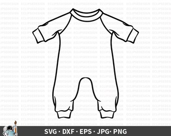 Download Baby Romper Svg Etsy