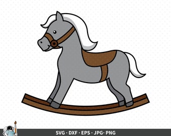 Rocking Horse Svg Etsy