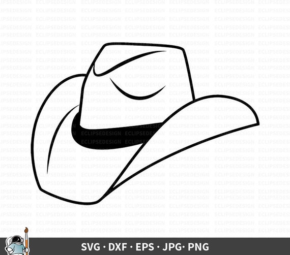 Download Cowboy Hat SVG Cowboy SVG Cowboy Vector Cowboy Clipart | Etsy