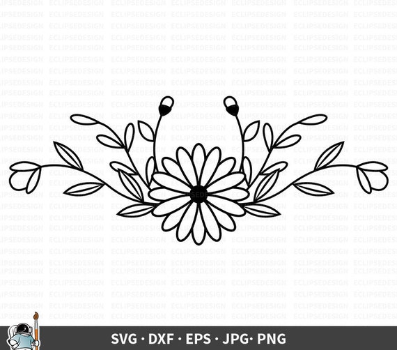Download Spring Flower Svg Flower Vector Flower Clipart Flower Etsy