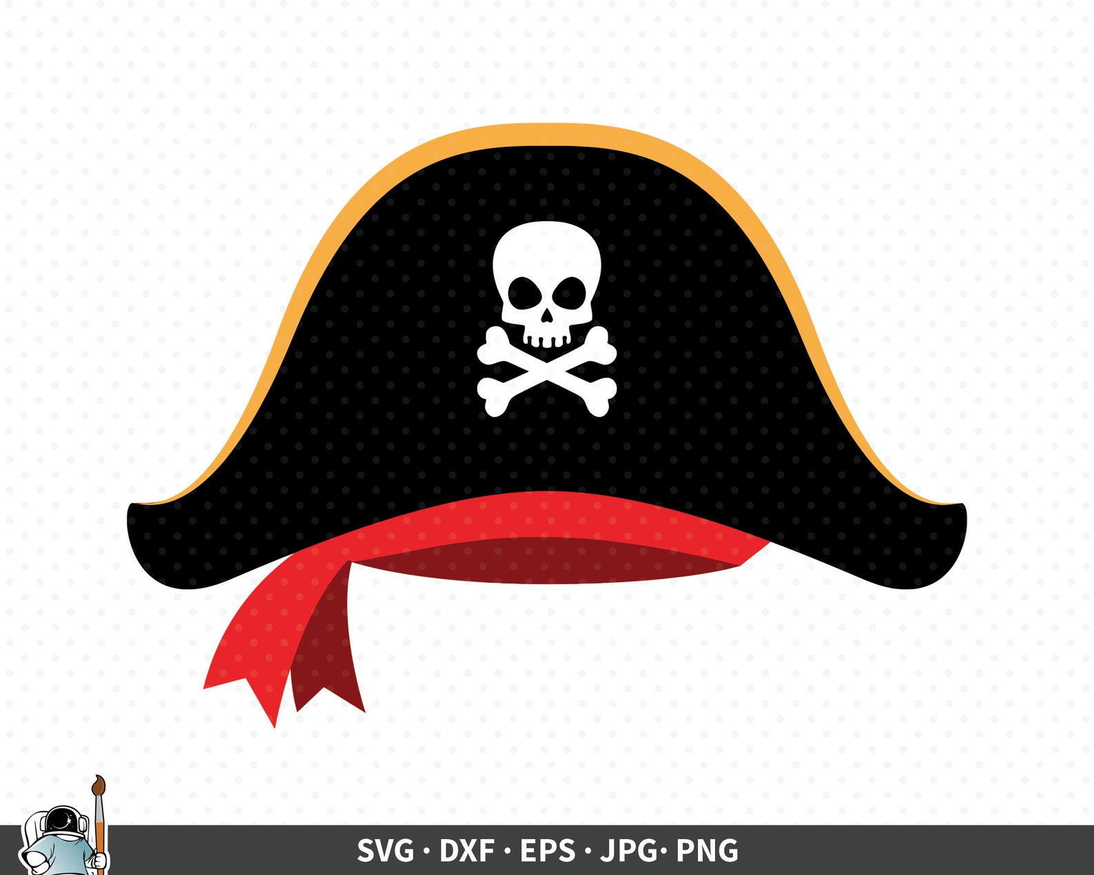 Piratenmütze SVG Piratenhut Vektor Piratenhut Clipart Etsy
