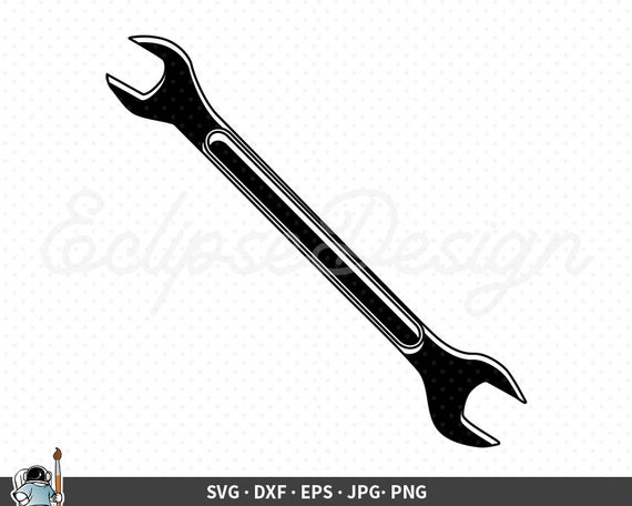 Dxf Mechanic Svg Wrench Outline SVG Cut Files For Silhouette Png Wrench Clipart Repair SVG Eps Wrench Files for Cricut Wrench SVG
