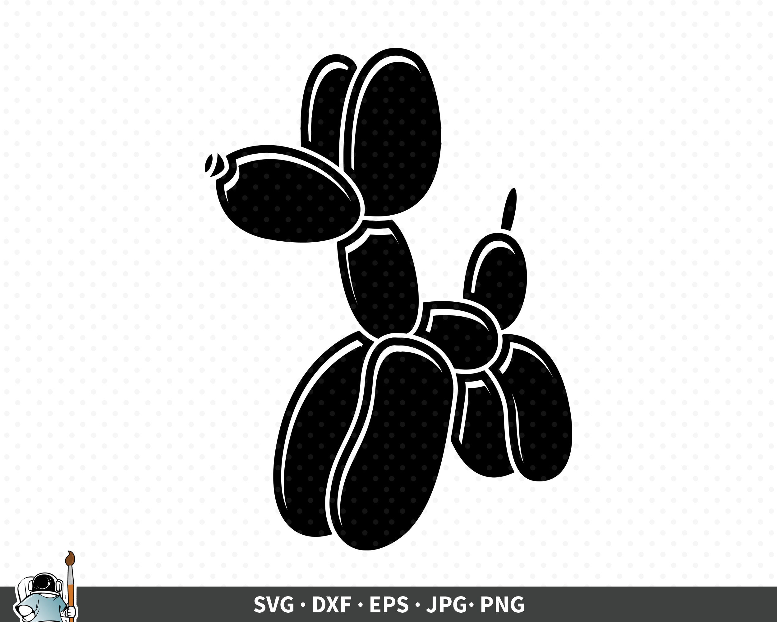 Download Balloon Animal Svg Balloon Dog Vector Balloon Animal Etsy