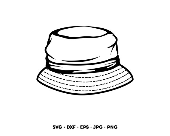 CVTVLIST STENCIL BUKET HAT”BLACK×WHITE\