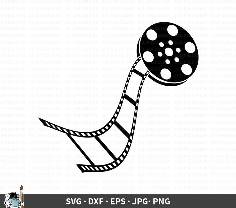 Download Film Reel SVG Movie Reel Vector Movie Clipart Movie Cricut ...