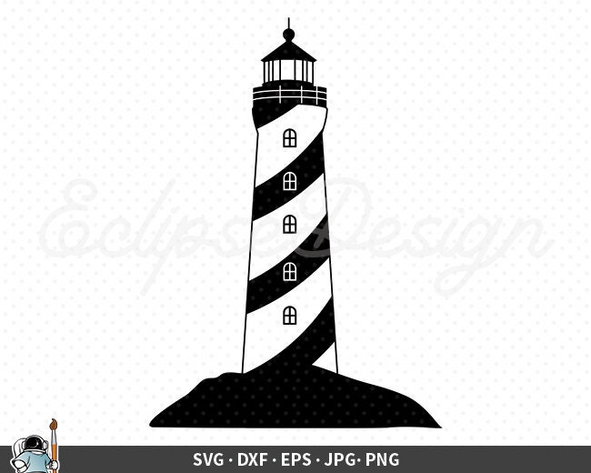 Download Lighthouse Svg Lighthouse Vector Lighthouse Clipart Etsy