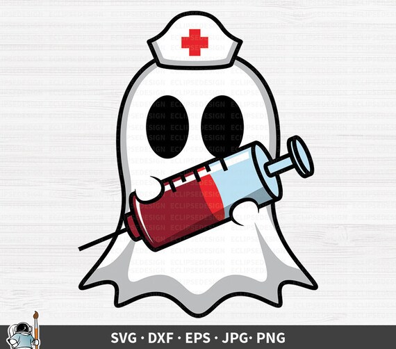 Download Nurse Svg Nurse Vector School Nurse Ghost Svg Nurse Cricut Etsy