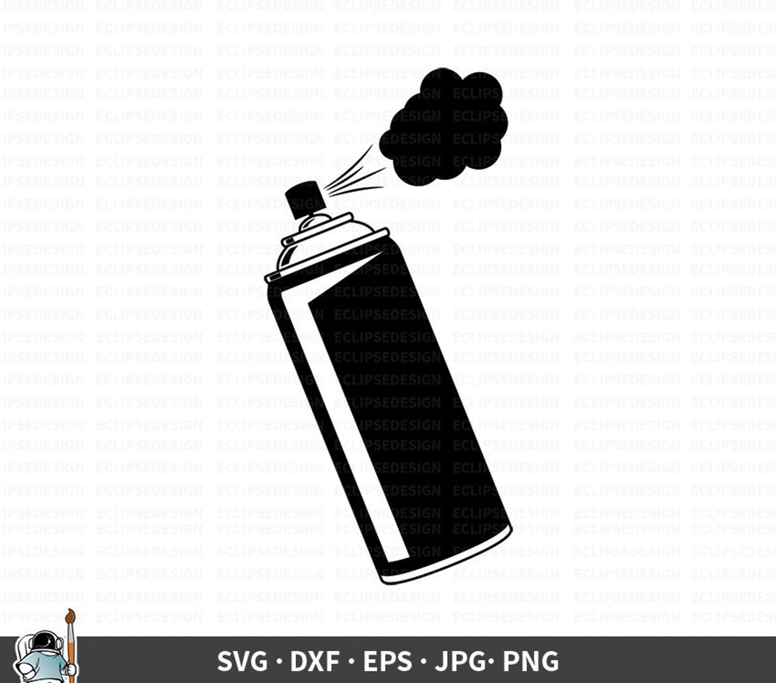 Spray Paint SVG Graffiti Vector Paint Can Clipart Paint Etsy