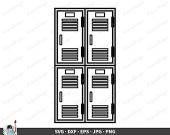 Neat Locker Clipart