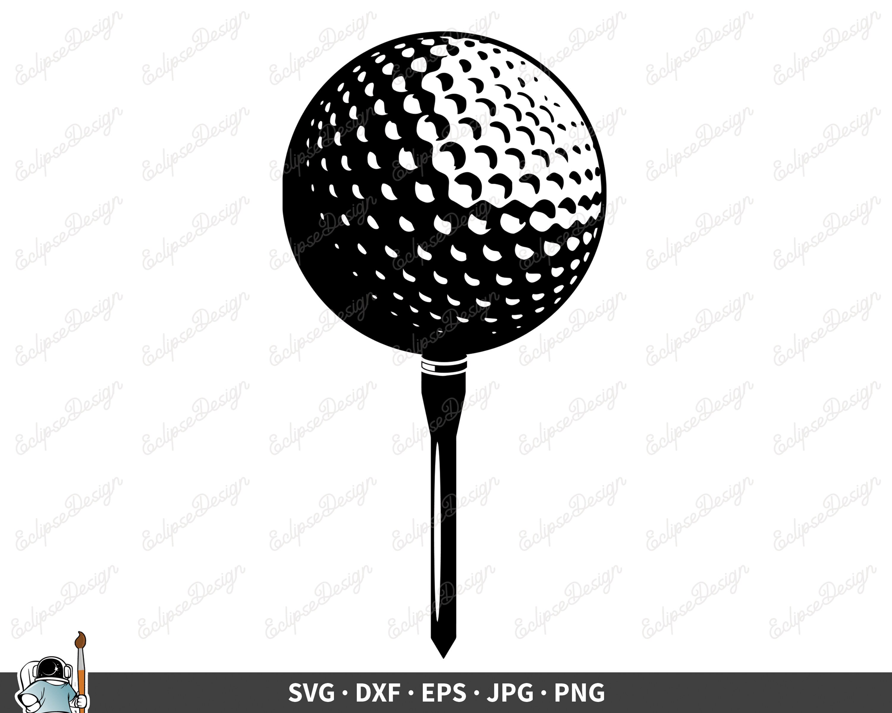 Pelota de Golf SVG Golf svg Pelota de Golf Clip Art Vector Etsy M??xico