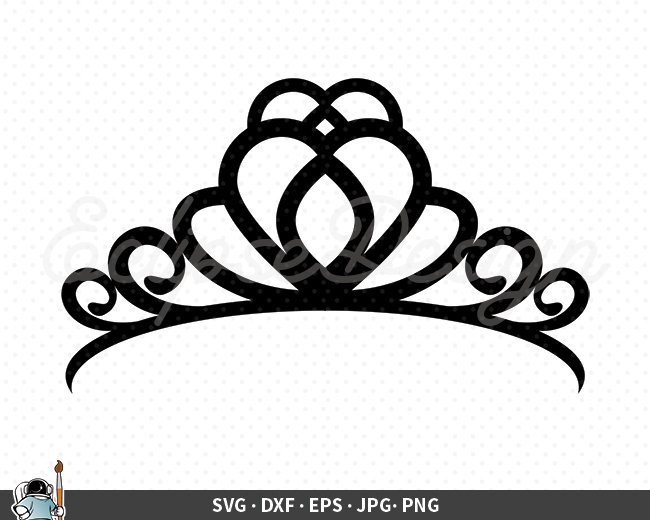 Tiara SVG Tiara Vector Tiara Clipart Tiara Cricut Tiara Etsy