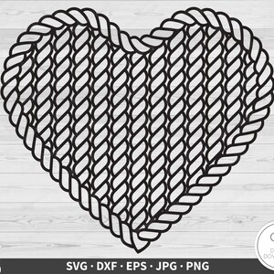 Stricken Herz SVG Stricken Clip Art Cut Datei Silhouette Sofortiger digitaler Download dxf eps png jpg