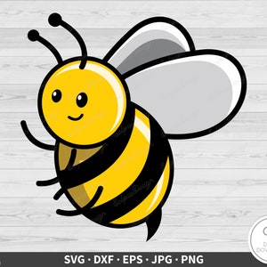Honey Bee Bumblebee SVG • Clip Art Cut File Silhouette dxf eps png jpg • Instant Digital Download