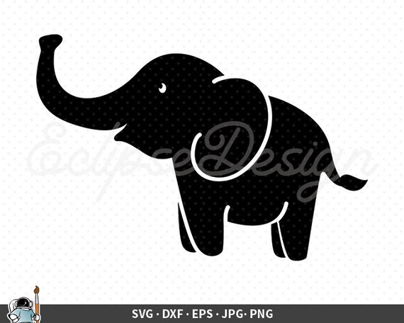 Free Free 292 Svg Black Baby Elephant Silhouette SVG PNG EPS DXF File