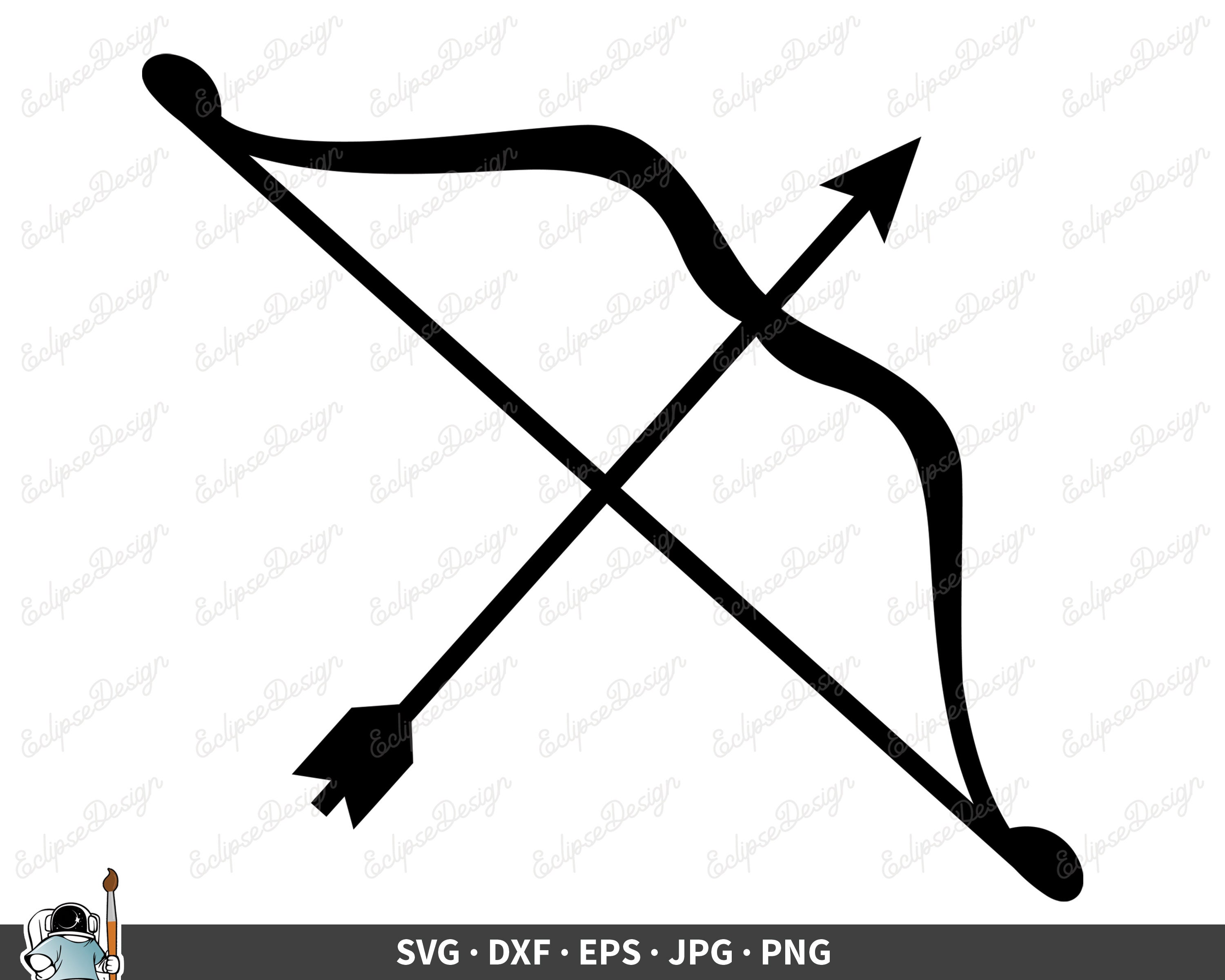 archery bow and arrow images clipart