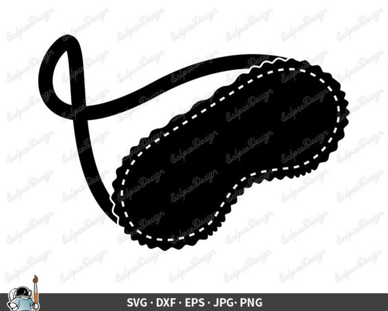 Sleeping Mask SVG Sleep Vector Sleep Clipart Mask Cricut Sleep Etsy