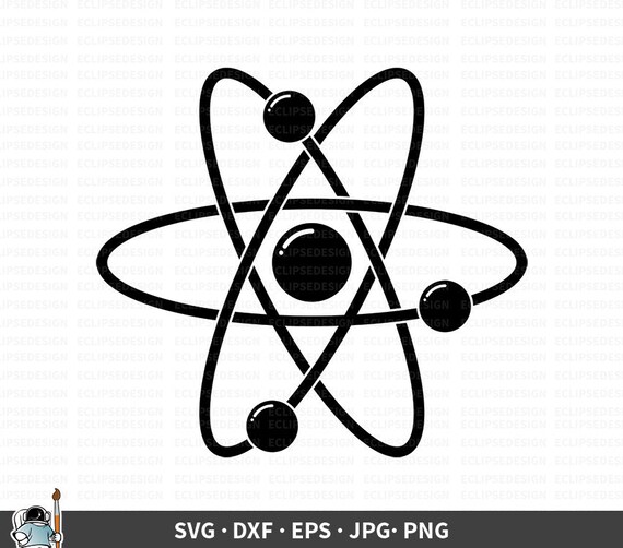 Download Atom Svg Science Svg Atom Vector Atom Clipart Atom Cricut Etsy