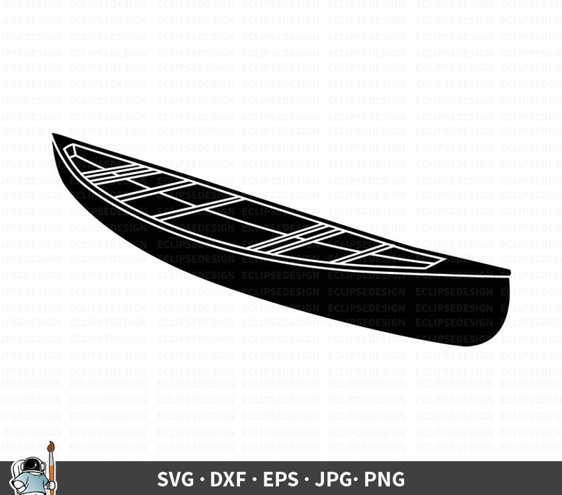 Canoe SVG Canoe Vector Canoe Clipart Canoe Cricut Canoe Etsy