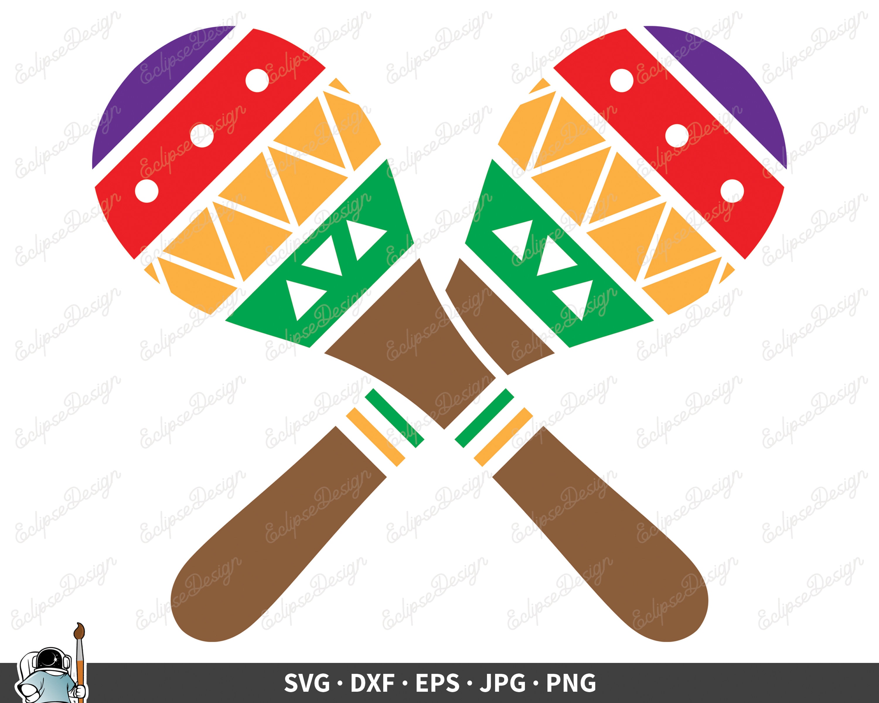 Maracas SVG Fiesta Vector Maracas Clipart Maracas Cricut Etsy