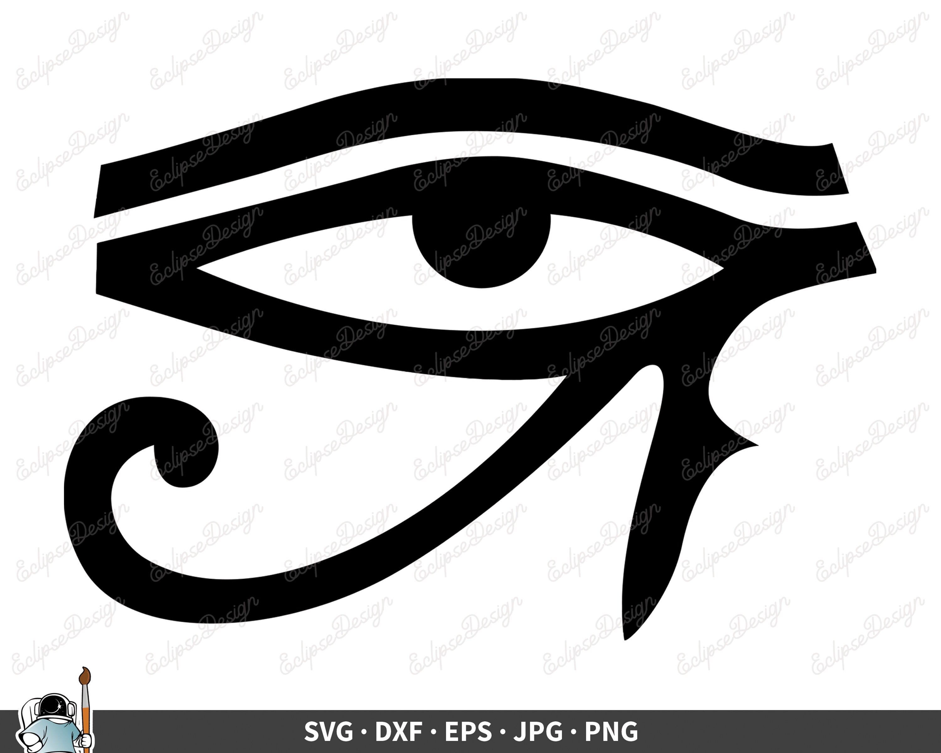 Egyptian Eye SVG Egypt Vector Hieroglyphs Clip Art Eye of - Etsy Israel