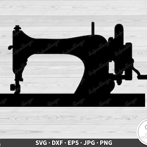 Nähmaschine SVG Clip Art Cut Datei Silhouette Sofortiger digitaler Download