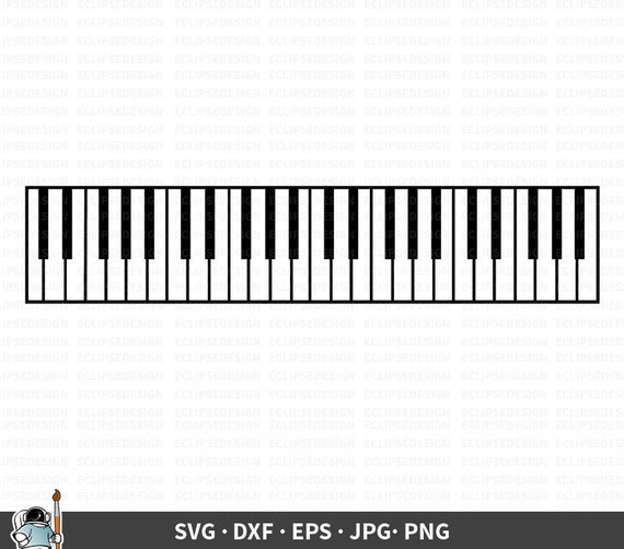 Download Piano Svg Piano Vector Piano Keys Svg Piano Music Clipart Etsy