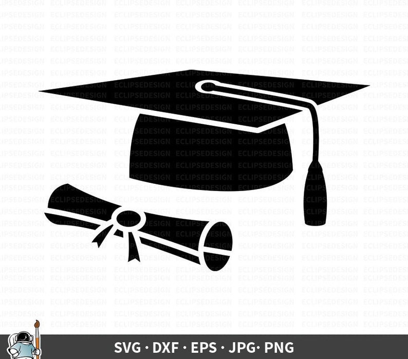 Download Clip Art Graduate Vector Diploma Cricut Graduation Svg Diploma Silhouette Graduate Clipart Diploma Cut File Graduation Cap Svg Dxf Eps Png Jpg Art Collectibles