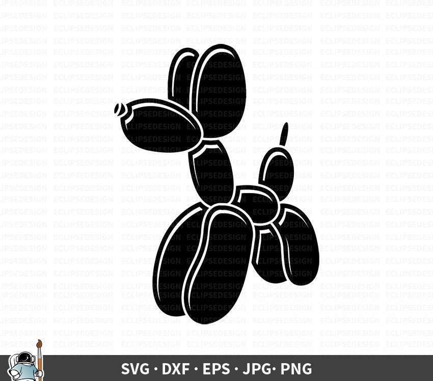Download Balloon Animal SVG Balloon Dog Vector Balloon Animal | Etsy