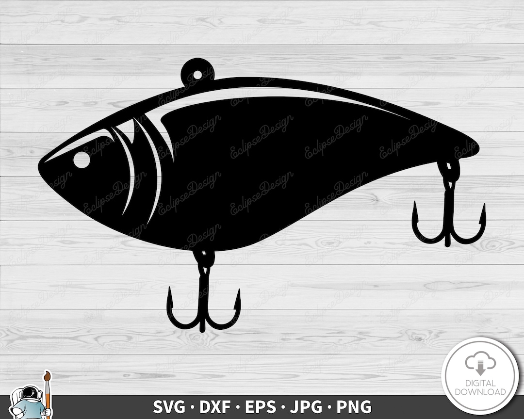 3 Fish Lure Digital Downloads Fish Lure Svg Fishing Lure 