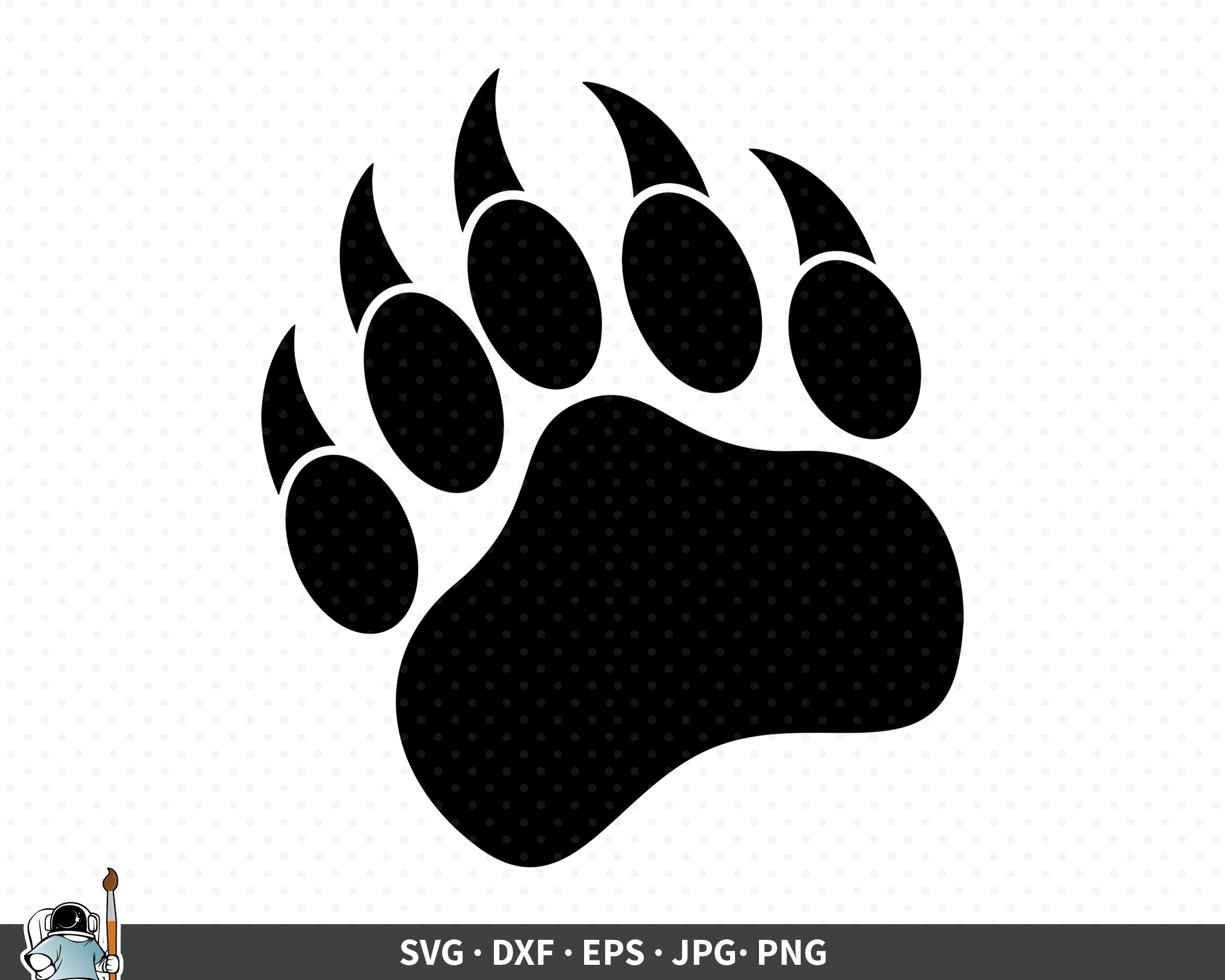 Free Free Bear Paw Svg File 884 SVG PNG EPS DXF File
