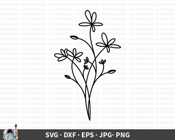 Free Free 321 Flower Sketch Svg SVG PNG EPS DXF File