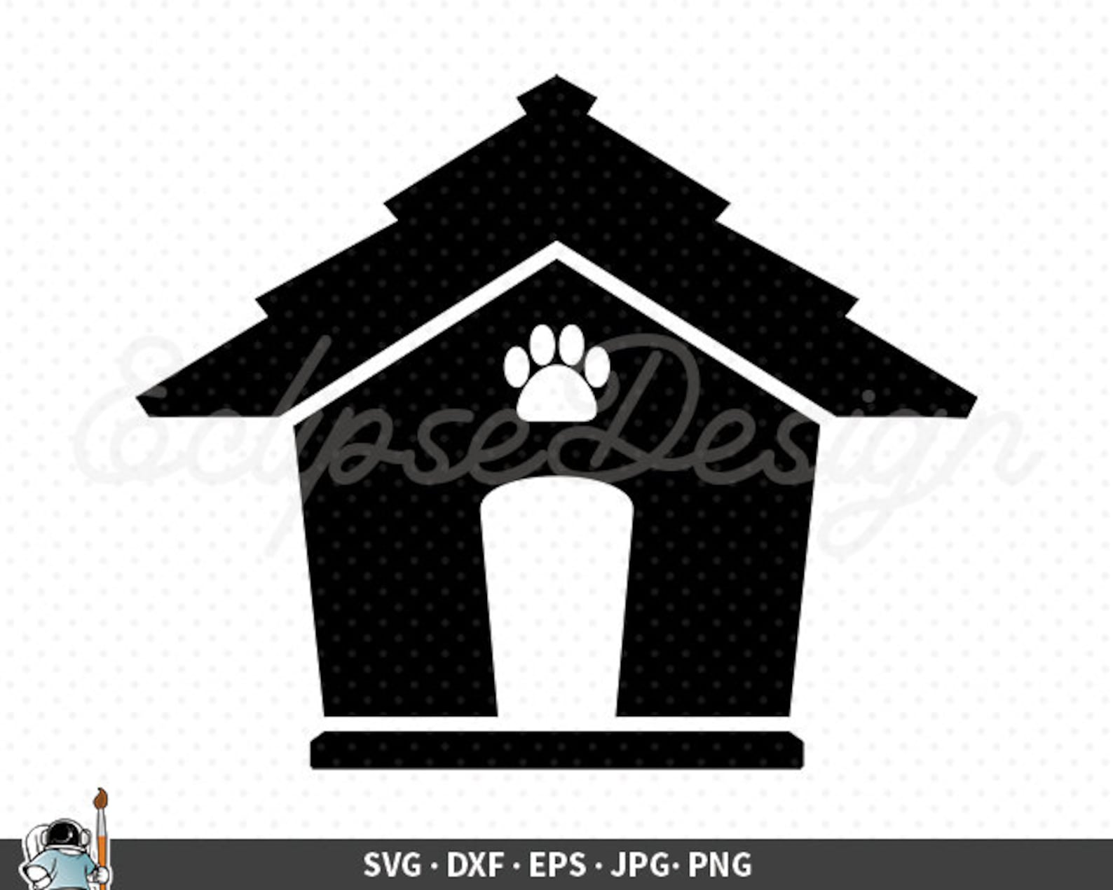 Dog House SVG Dog House Vector Dog House Clipart Dog House Etsy