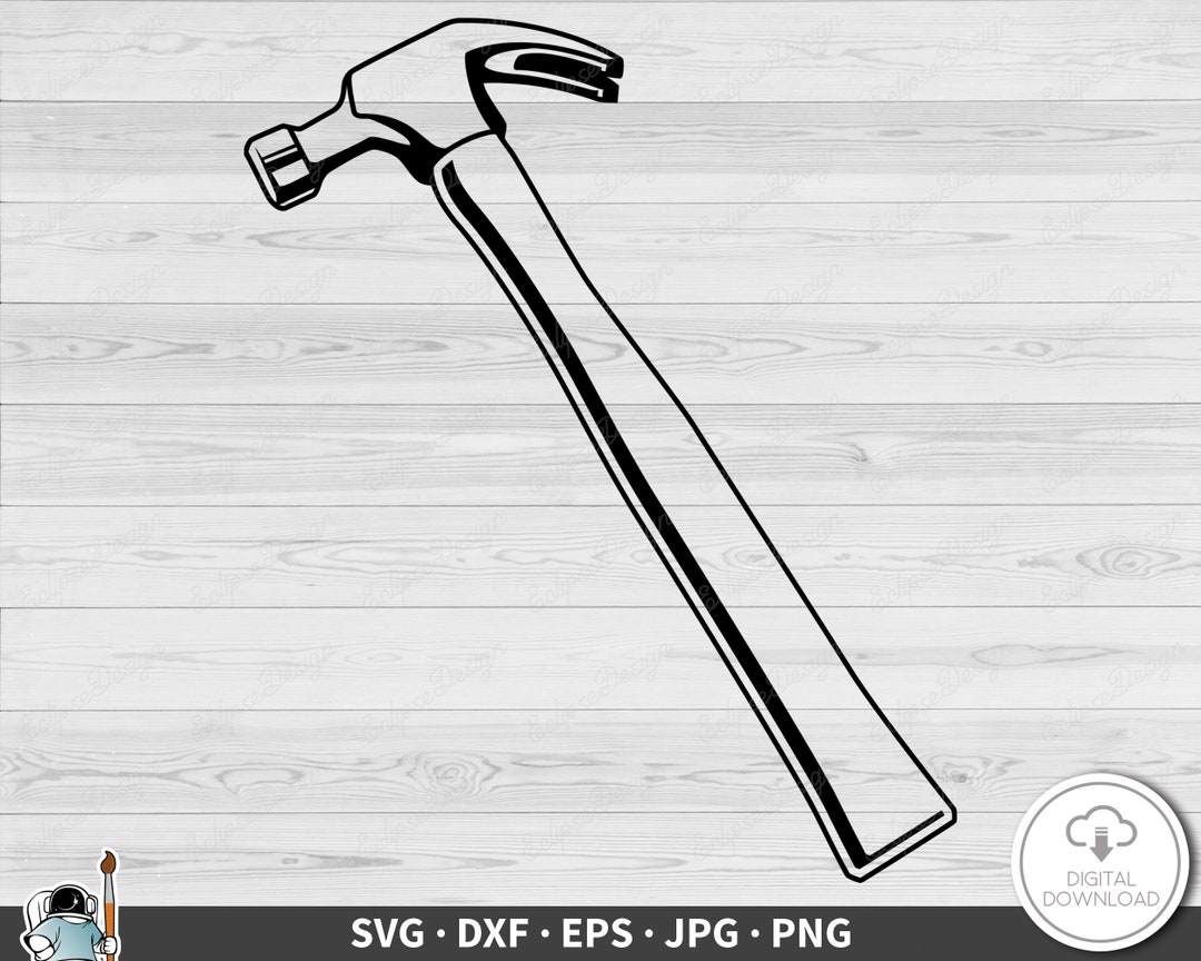 Hammer SVG Tools Clip Art Cut File Silhouette Instant Digital Download ...