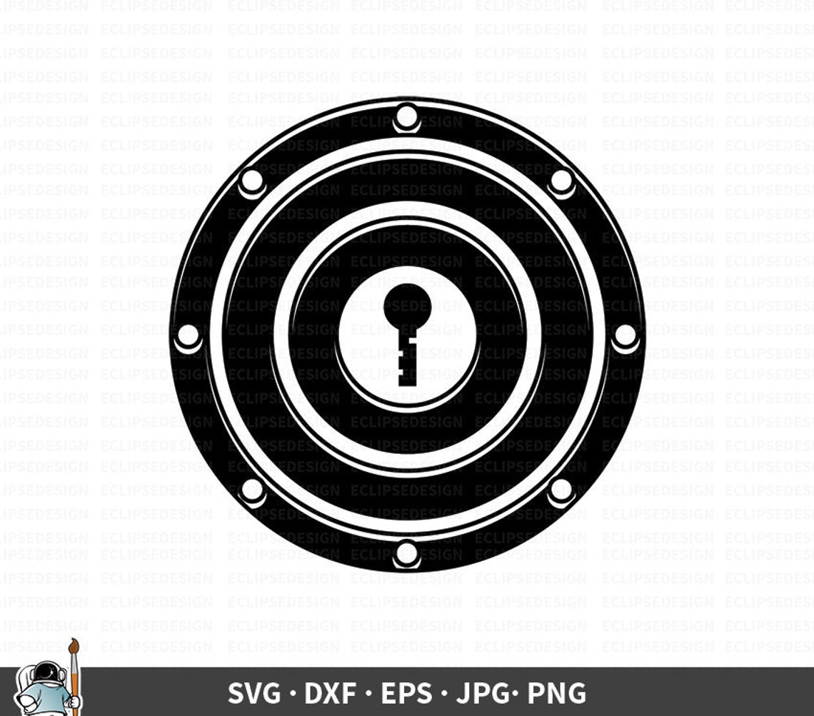 Keyhole SVG Keyhole Vector Keyhole Clipart Keyhole Cricut | Etsy