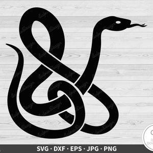 Snake SVG Clip Art Cut File Silhouette Instant Digital Download