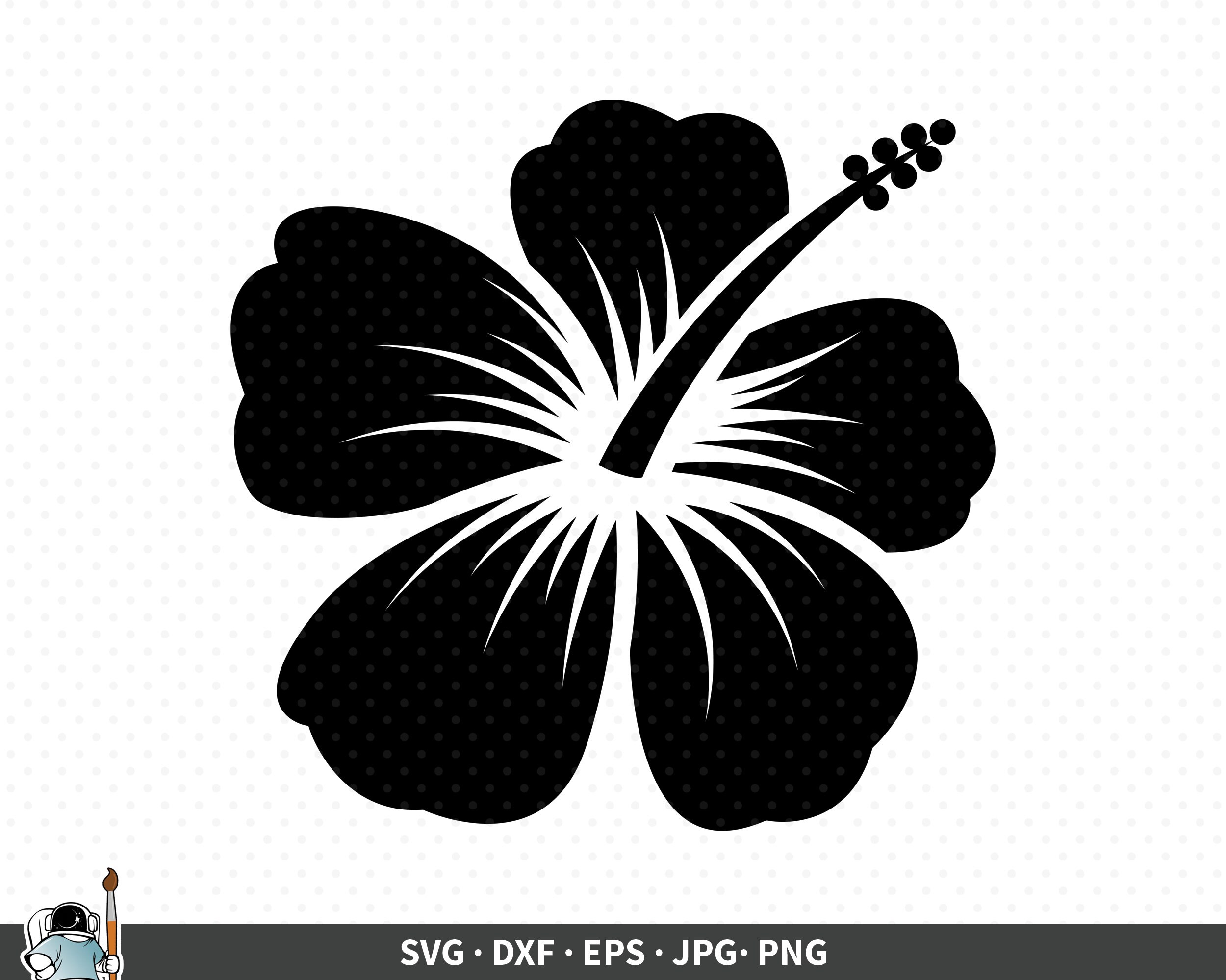 Free Free 73 Silhouette Hibiscus Flower Svg SVG PNG EPS DXF File