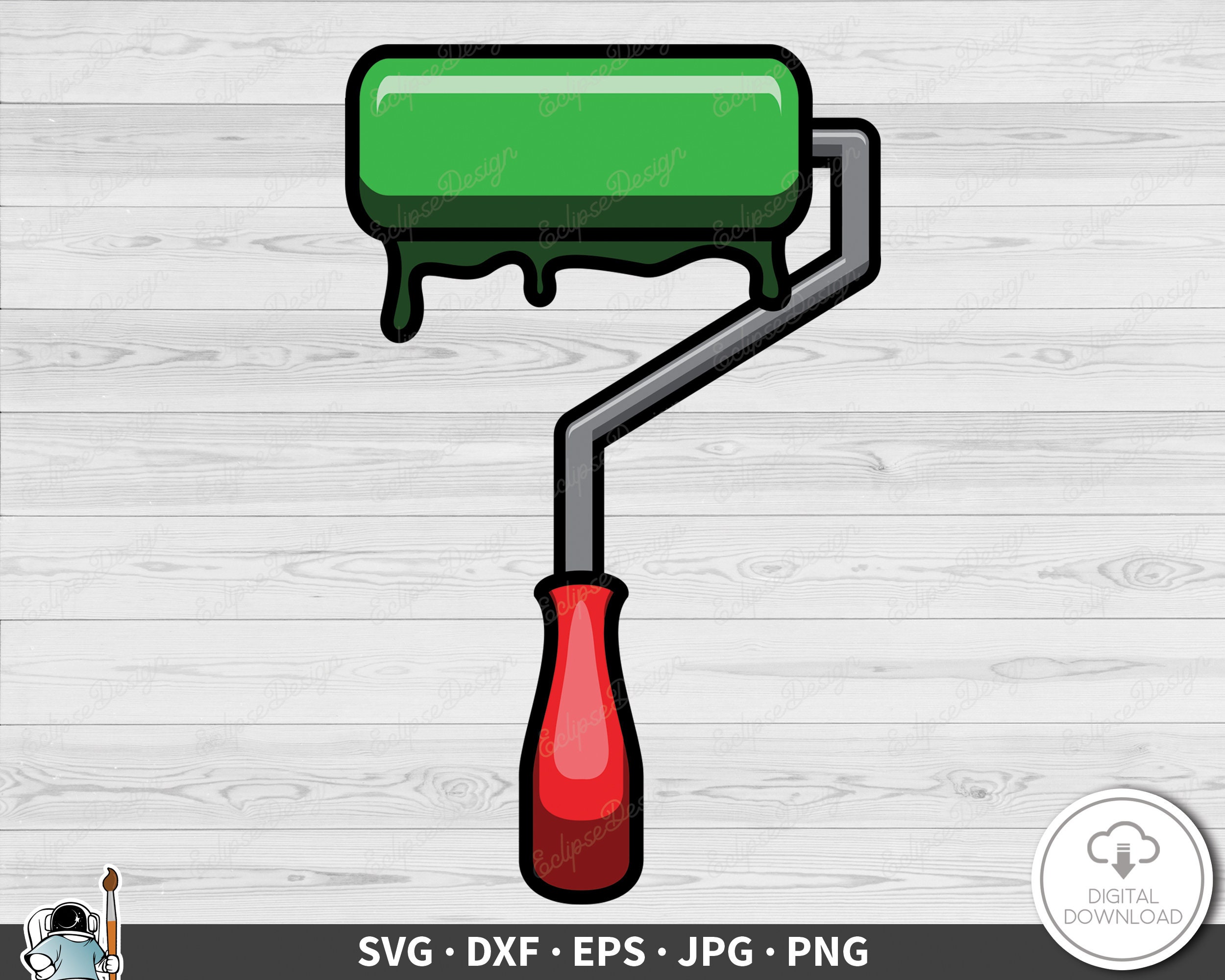 Paint Roller Clip Art