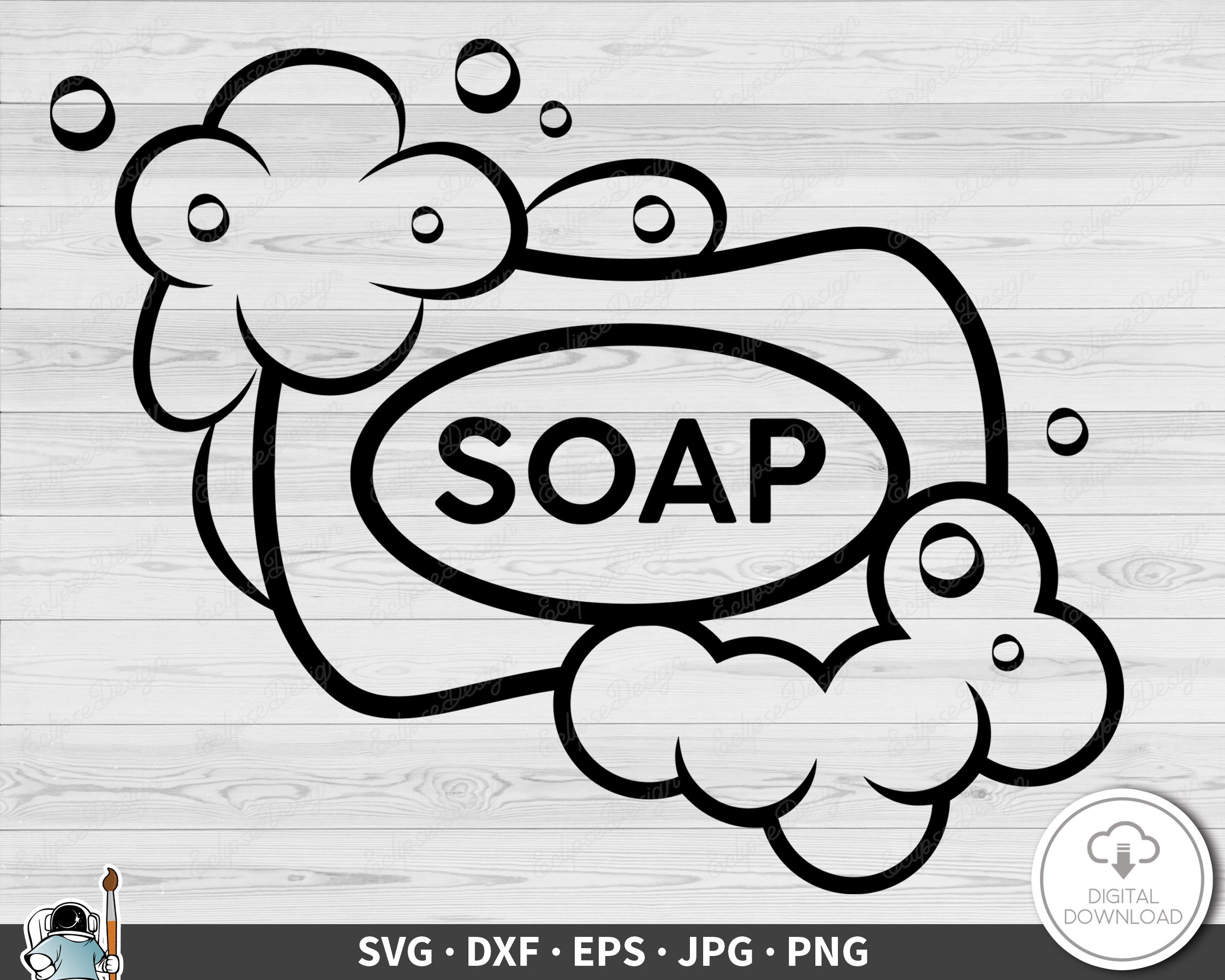 Soap Bar Clip Art Black And White