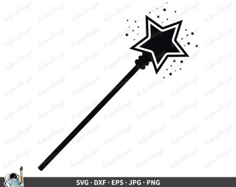 Fairy Wand SVG Fairy Wand Clipart Fairy Wand Clip Art Vector - Etsy