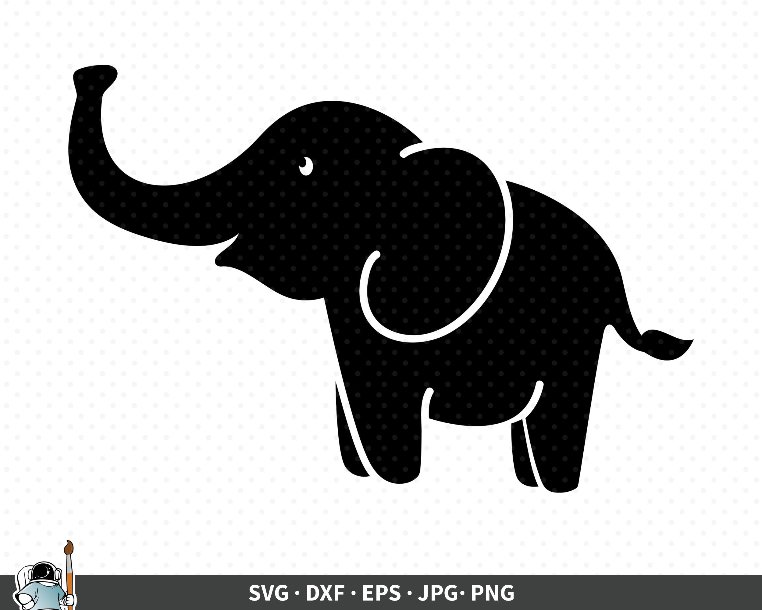 Free Free 244 Baby Elephant Silhouette Svg SVG PNG EPS DXF File