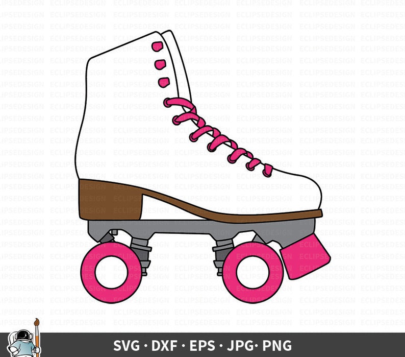Roller Skate SVG Roller Skating Vector Skate Clipart Skate Etsy