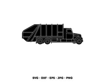 Sopbil SVG Clipart PNG (Digital nedladdning direkt)