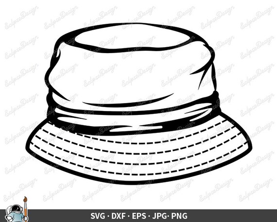 Bucket Hat SVG Bucket Hat Clip Art 