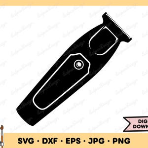 Hair Clippers SVG Hair Clippers PNG Haircut SVG Cutting Clip Art Cut File Silhouette Instant Digital Download