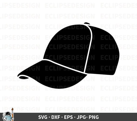 Download Baseball Cap Svg Hat Svg Baseball Svg Baseball Player Svg Etsy