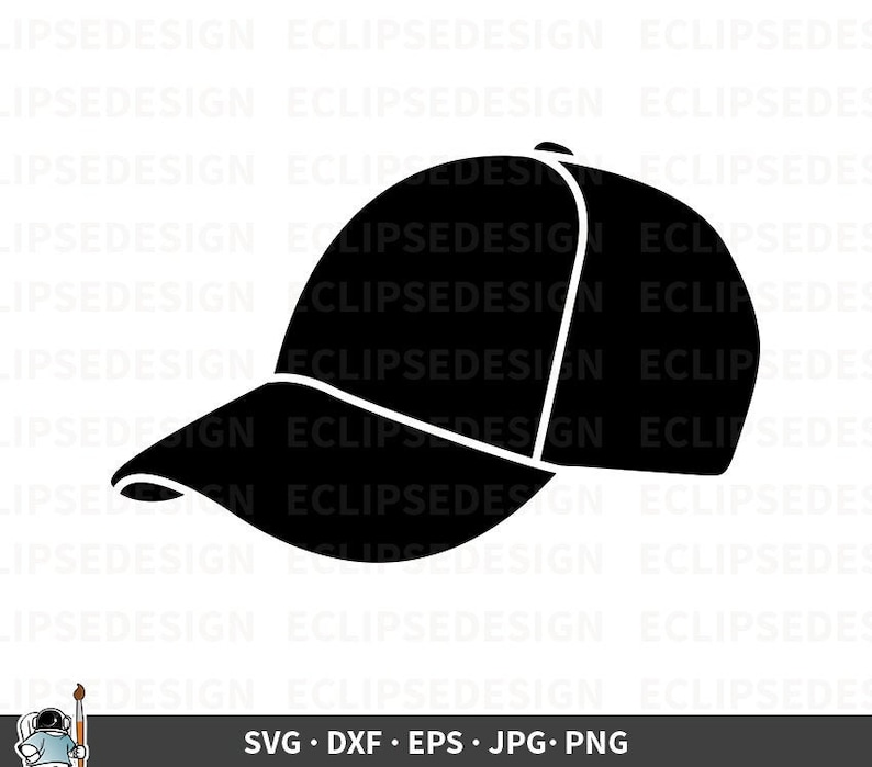 Download Clip Art Art Collectibles Baseball Svg Baseball Cap Svg Baseball Player Svg Baseball Cap Clipart Baseball Cap Cricut Silhouette Jpg Png Svg Dxf Eps Hat Svg