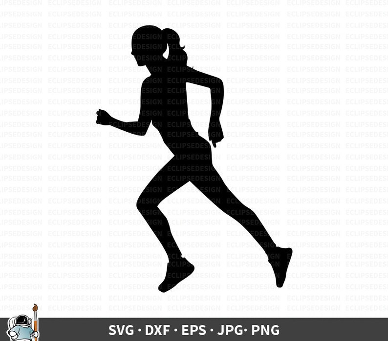 Download Running Girl SVG Marathon Runner Vector Track and Field svg | Etsy