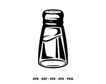 Saltkar SVG Clipart PNG (Digital nedladdning direkt)