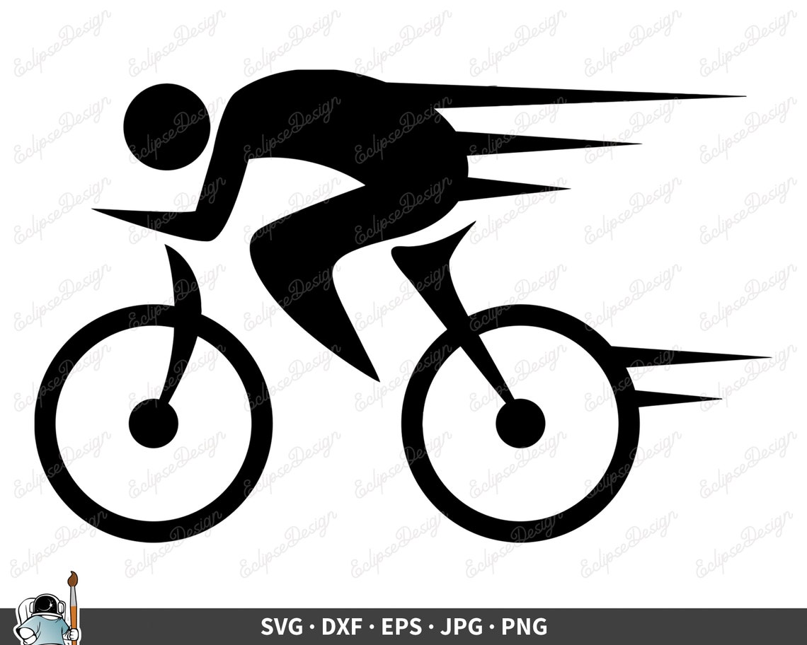 Cycling Race SVG Cycling Clip Art Vector Biking Clipart Etsy